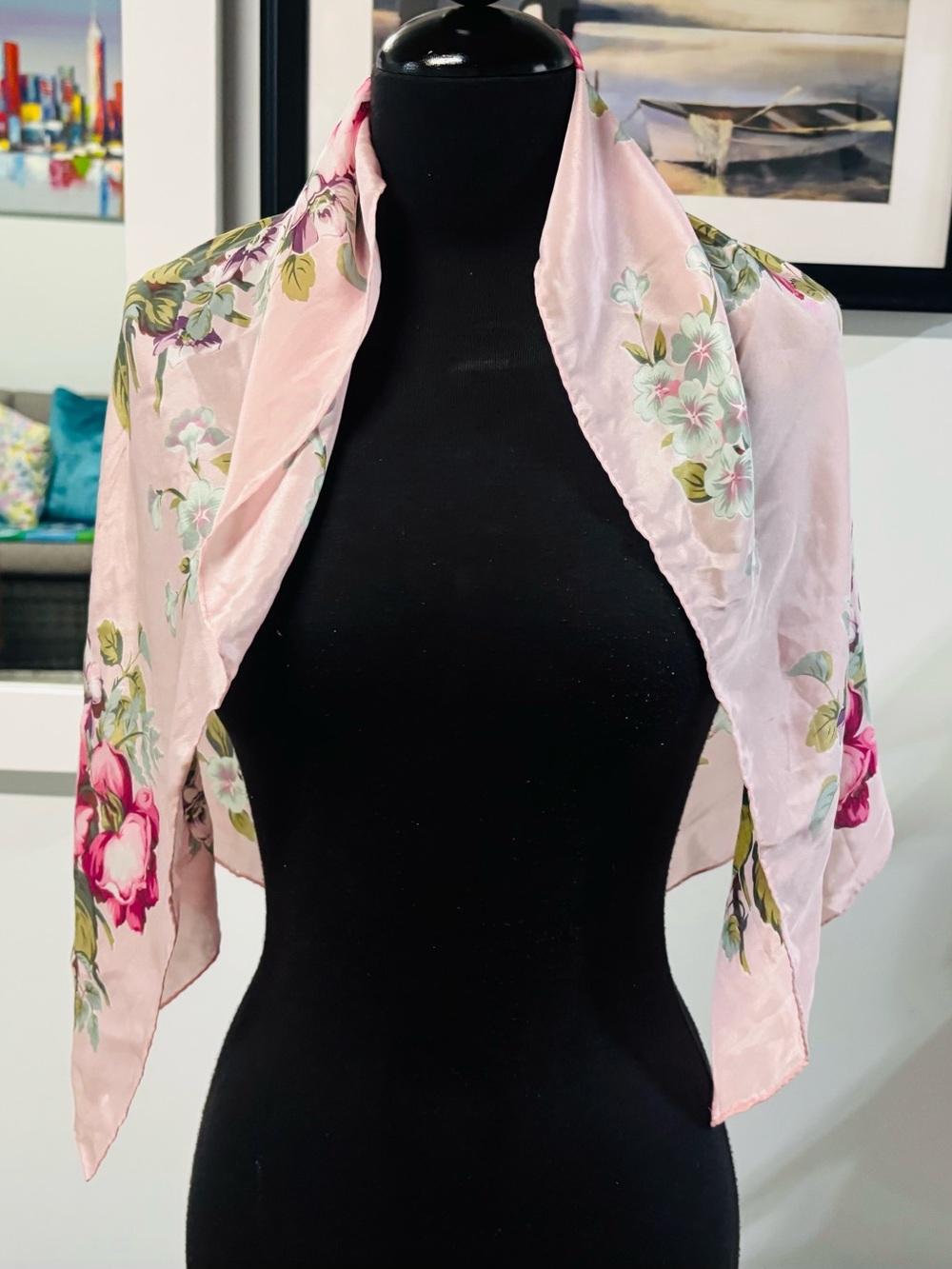 ❤️Vintage Club 7 Echo Kirei Scarf - Picture 4 of 7